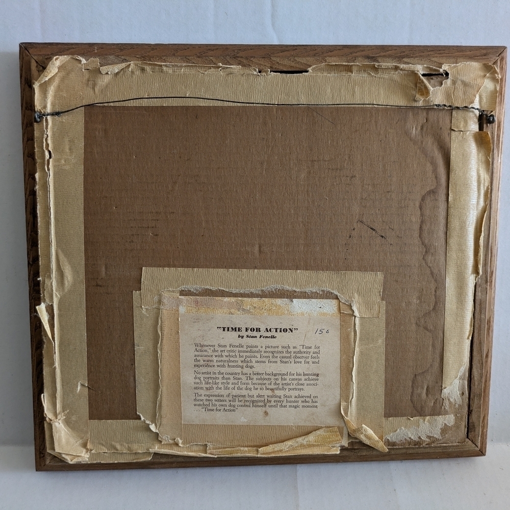 Framed Dog Portrait Painting - Brown and Black. Raised Art. - Picture 3 of 7
